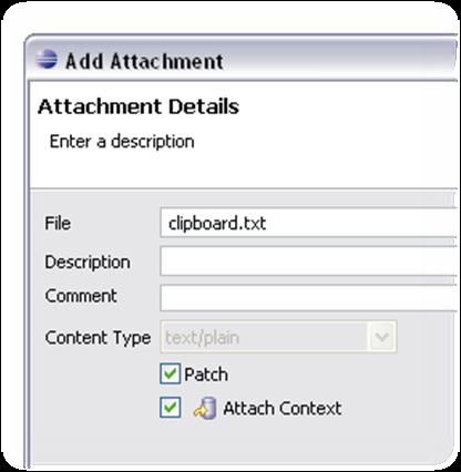 Attachment wizard 6 Select Clipboard for source and press Next 7 On the details