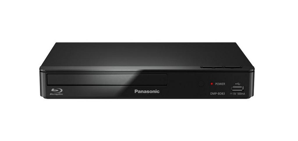 Panasonic DMPBD83EBK Smart Network Bluray Player Engage with 2D and set your content free.