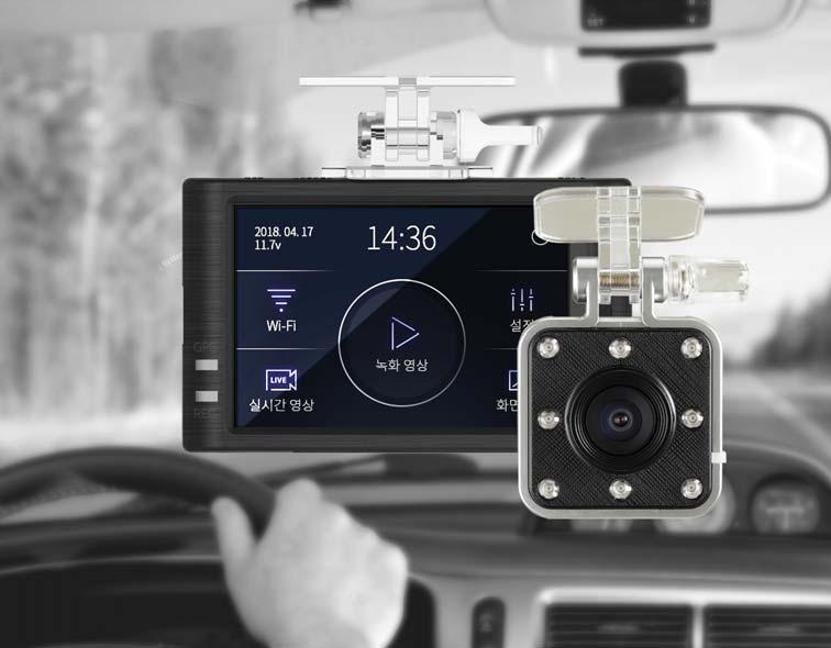 for commercial vehicle INSIDE IR 2CH FULL HD DASH CAM 12.