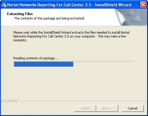 10 Installation Figure 1: InstallShield Initialization Dialog The Extracting Files dialog shown in Figure 1 prepares the