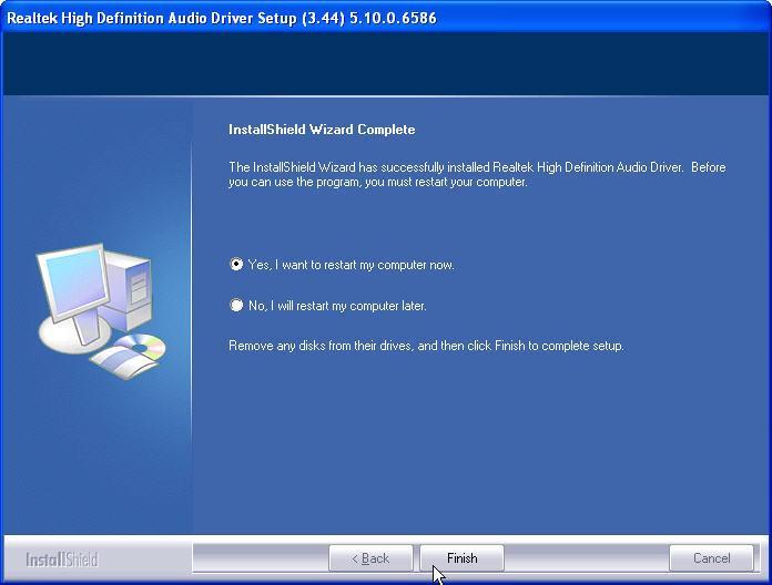 Download drivers from website or insert the CD into your CD ROM Drive.