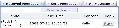 7. : You can view the received/sent messages and reply to messages directly. Notes 1.