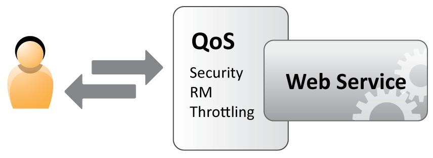 Web Services Testing with Quality Of Services (QOS) Service access is restricted using various