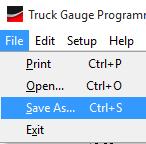 7. EXPORT TO EXCEL d. Go to the Edit menu to choose to copy the inches and/or the alarms. e.