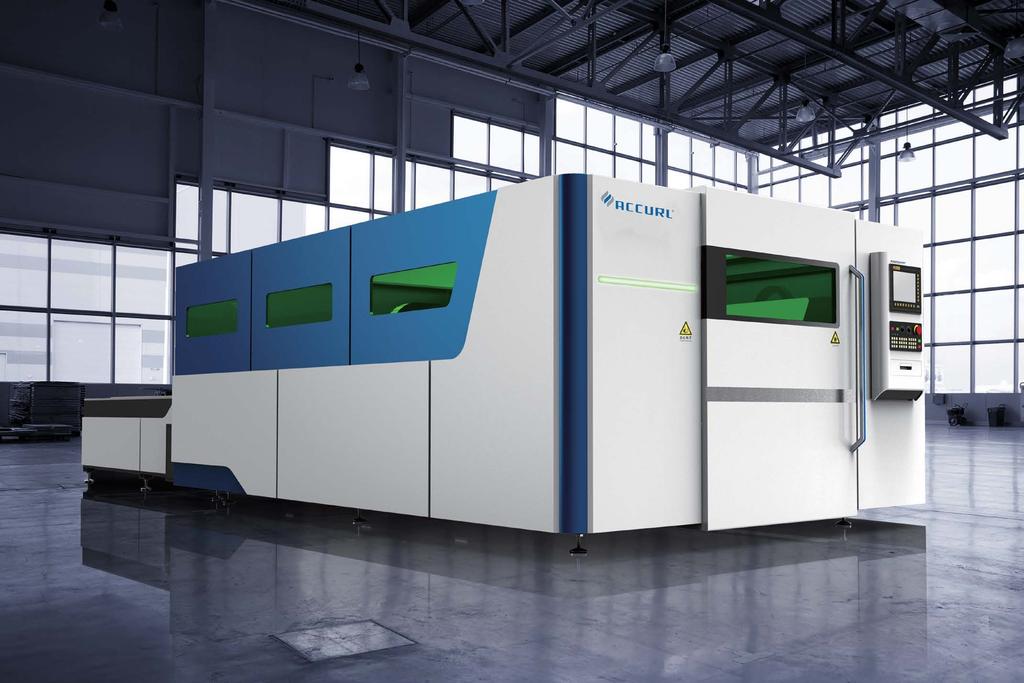 ACCURL FIBER LASER CUTTING MACHINE ECOFIBER SERIES ACCURL Fiber lasers outshine with its fast cutting and energy efficiency abilities when especially its compared to CO Easy use, maintenance and