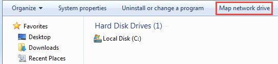 How to Map a Network Drive on a Windows Machine To map a drive on a Windows machine: 1. In your start menu, click Computer.
