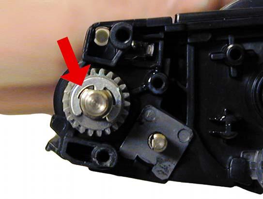 6. Remove all the gears and reset
