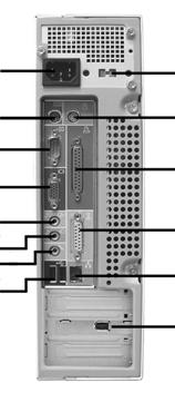 Rear Panel Power Socket Keyboard Port (PS/2) COM Port COM Port / VGA Port Audio Out Audio In MIC In USB Port Voltage Switch Mouse Port(PS/2) LPT Port Game Port LAN Port *1394 Port Remarks 1.