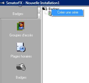 p.17/23 7) Setting up badges and users Click on the badges icon on the access control vertical menu.
