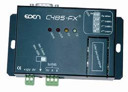 ethernet network B A 0V 12Vdc backed-up power supply RS485 bus A dongle (protection key)