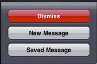 Choose the ready-to-send Template from the list of saved messages. 3.