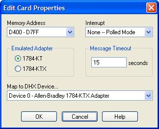 Memory Address This is the memory address range allocated to the virtual adapter card. This setting must match your 16-bit software configuration.