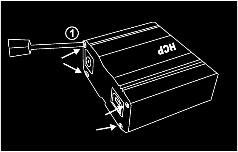 To access Watchdog jumper resistors, you must carefully unscrew 4 screws on one side of Hit U4 terminal. Figure 5.