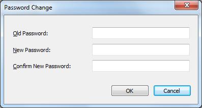 Password Change [Old Password] When the password has been set, enter the current password. It is not necessary to enter a password when this is the first time to set the password.
