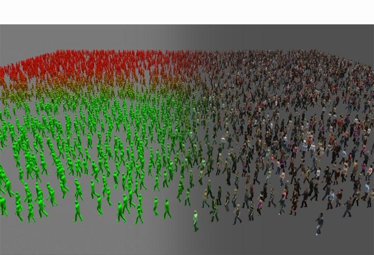 , Imperceptible relaxation of collision avoidance constraints in virtual crowds, SIGGRAPH Asia Zhang et al.