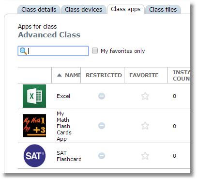 3. Put a checkmark in the box of the devices you wish to remove, then click the Remove from Class button 10.4 Deleting a Class To delete a class: 1. Choose Classes from the Manage Menu 2.