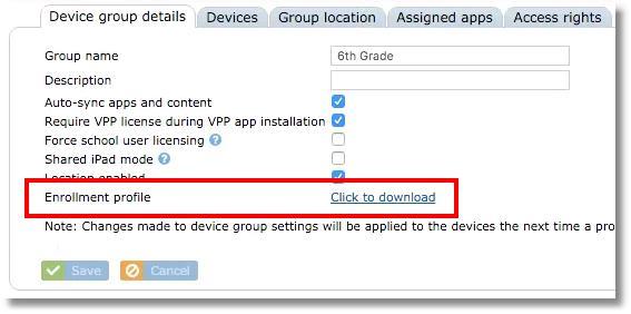 [Your School or District Name] will automatically configure your ipad.