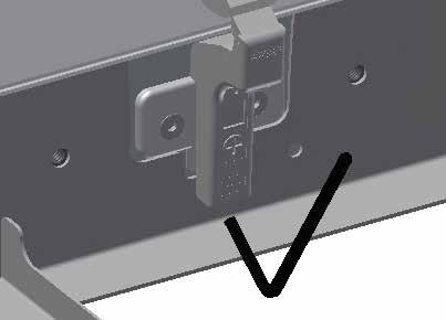 Be sure they're level and align with the keyholes along the top of the HealthPoint Technology Cabinet mounting frame. 81-1/8" Mark the location of the bottom mounting screws.