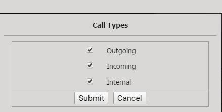 4.2.2 Call Date Select the date and time range of the calls to view.