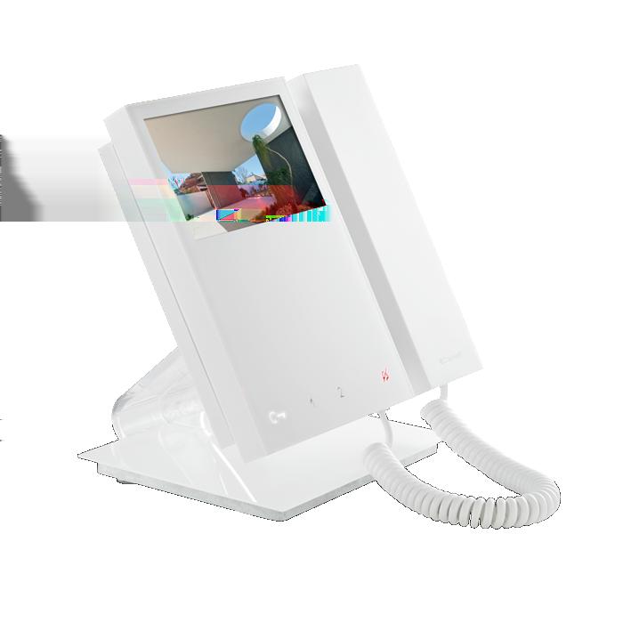 5/5 Wall bracket for ViP system Mini monitor with handset; allows through-routing of 6719V VIDEO VIP W/HANDSET EXTERNAL CABLE ACCESS. external cables.