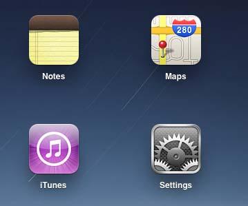 6.4 iphone / ipod Touch / ipad Step 1: Tap the [Settings] icon displayed in the home screen