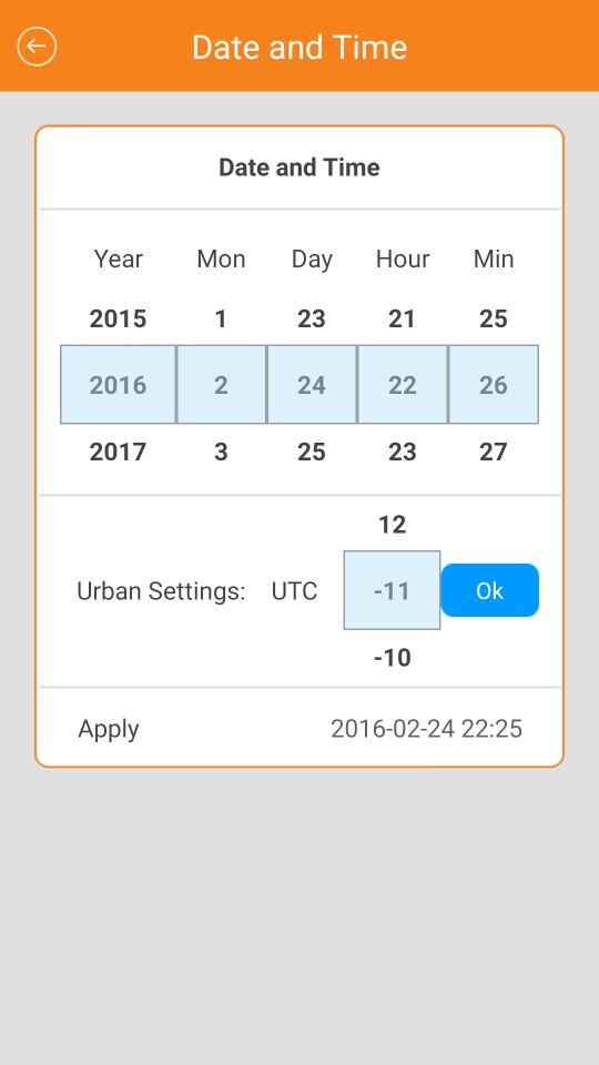 5.3.9 Time Setup Time Setup: Please enter the Set interface, Clik Date and Time.
