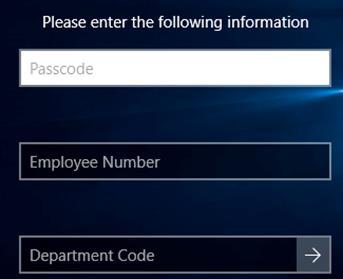 force, the Gina or credential provider will display what components are required to make a good password.