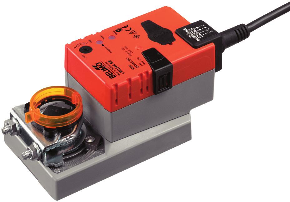 echnical data sheet MQ24A-SR Modulating damper actuator for adjusting dampers in technical building installations Air damper size up to approx. 0.