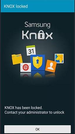 6.6 7P MDM server administrator commands and indications If the KNOX configuration is updated and resubmitted to a device, through Actions, Operations of Configurations then the current Knox