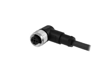 Accessories Industrial connectors, protection up to IP67 (M2-A, 4-pin, BCID: X4) Female connector straight with attached cable 2 m, PUR 5 m, PUR m, PUR ESG 34AH2 ESG 34AH5 ESG 34AH Female connector