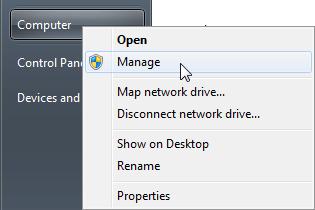 2. Click the triangle sign beside Ports (COM & LPT) to display a list of current devices. If using Windows 7: 3.