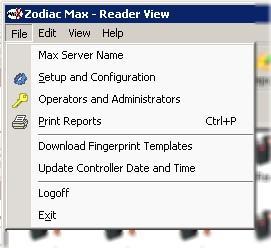 Updating Time and Date The Update Controller Date and Time command will set all reader clocks to the current