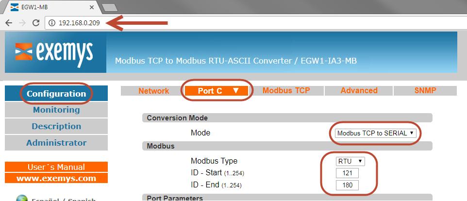5.3 Transparent Mode - Connection with Serial Port Redirector When using the EGW1-IA3-MB to replace a RS-232 connection between a PC and a device, you may need to install a Serial Port Redirector on