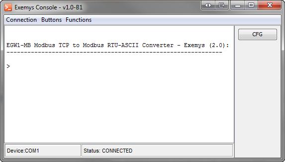 3. Type the configuration command according to the following table.