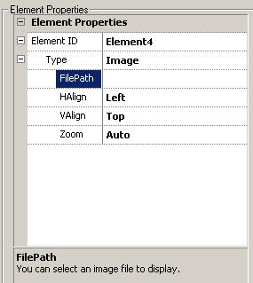 file*1 (Auto, Fix, 0.50, 2.00, or an arbitrary magnification) *1 Auto: Adjusts the size so that the image fits in the Image Element frame.