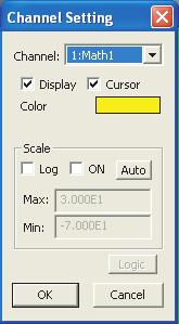 3.2 Setting Waveforms (Channels) to be Displayed Apply Button for Confirmation Clicking the Apply after you have changed the settings applies the previously specified settings to the window(s) while