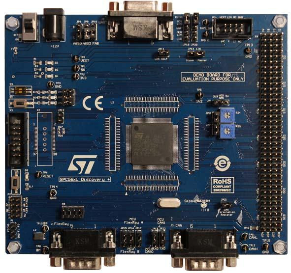 Application note Getting started with the SPC56L-Discovery Introduction SPC56L-Discovery evaluation kit is based on the 32-bit microcontrollers SPC56EL70L5.
