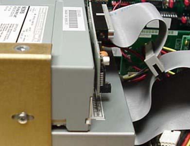 Notice that the SCSI cable cannot reach the new drive.