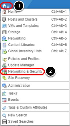 Review NSX Manager Configurations You will review the roles of assigned to NSX Manager. The NSX manager register in Region A0 will have the Primary role.