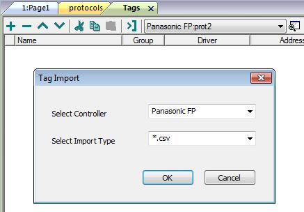 Select the driver in the Tag Editor and click on the Import tag button to start the importer. Figure 7 Locate the.