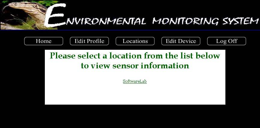Sensored User Location Screen Viewing the location screen as a Sensored User allows the user to view all of the sensors