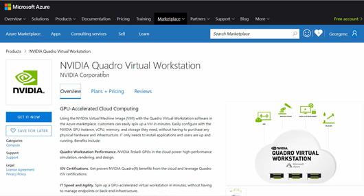Creating a GPU-Accelerated Virtual Workstation To create a virtual machine from the Microsoft Azure marketplace, you need a Microsoft Azure account and an active subscription. 1.