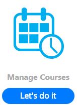 3 We ve added a handy Create course shortcut to your Attend dashboard, so you can get to the screen in one click, but you can also use the Course menu, if you want to see what courses you might have
