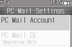 PC Mail PC Mail Account Setup. Proceed with setup according to information supplied by ISP.