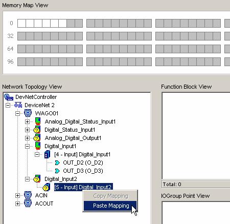 same type and select the option Paste Mapping to conclude. Figure 13.22.
