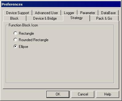 User Interface Creation Based on Default Template: Select this option to create the blocks, parameters and internal links based on the Default Template file of the device being created, located in