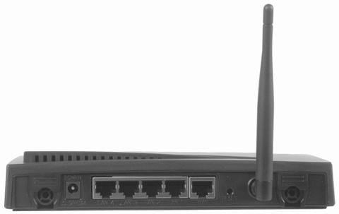 The WAN port is used to connect the router to the DSL or cable modem and is identified by a label or a switch.