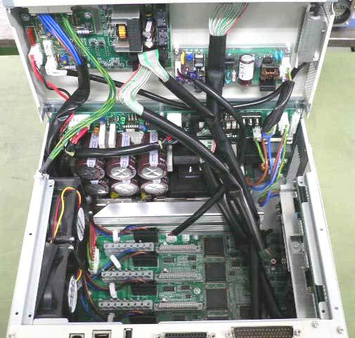Maintenance 3. Controller Structure Regeneration Module Encoder I/F Board 15V Switching Power Supply Module Be careful of the regeneration module resistor high temperature.