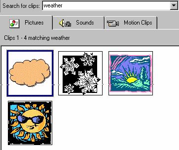 On the Drawing toolbar, click on the Insert Clip Art button To display the Insert ClipArt dialog box. 3.