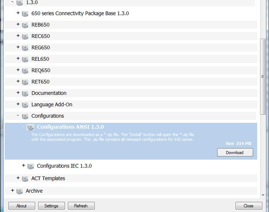 You can import the configurations using the Update Manager if you are connected to Internet. 1. Go to ALL AVAILABLE UPDATES and select CONFIGURATIONS. 2.